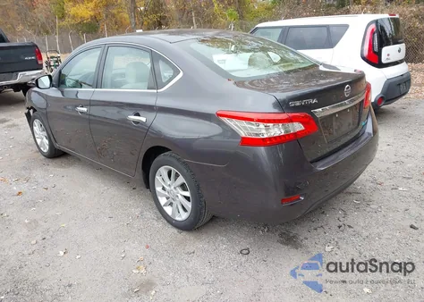 2013 Nissan Sentra S from USA, damaged, VIN 3N1AB7AP8DL747313